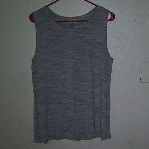 Super cute grey open back top